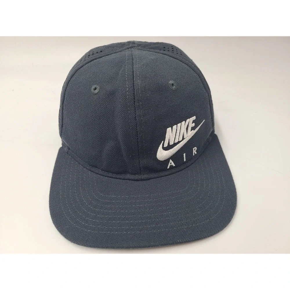 Youth Size 4-7 Nike Air True Snapback Hat Cap‎ Polyester Swoosh Logo Boys Gray